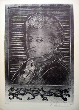 Eugene Berman - Mozartiana - 1956 lithograph